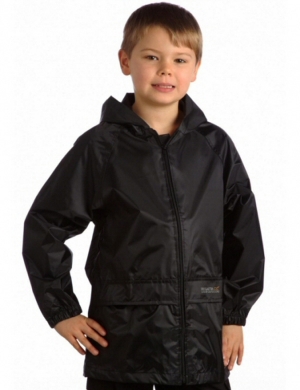 Regatta Kids Stormbreak Waterproof Jacket - Black (Opt)